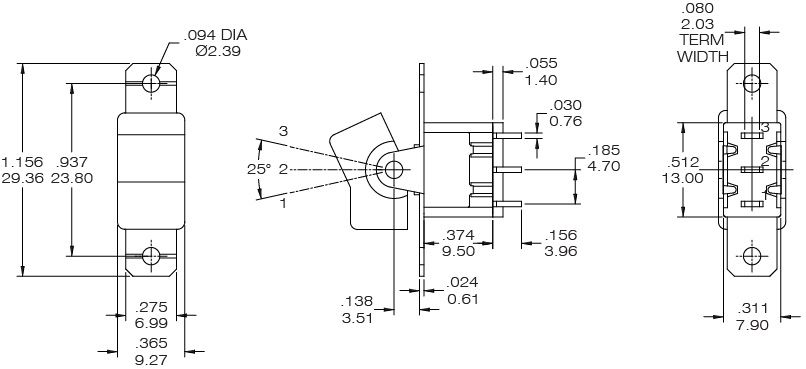 Interruptores Rocker R9015